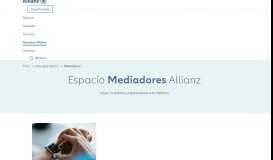 
							         Mediadores y Colaboradores de Allianz Seguros - Allianz ® Seguros								  
							    