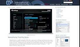 
							         MediaPortal || Find Out More - MEDIAPORTAL								  
							    