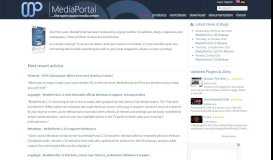 
							         MediaPortal Products - MEDIAPORTAL								  
							    