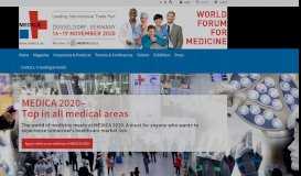 
							         MEDICA-Portal -- MEDICA Messe - MEDICA Trade Fair								  
							    