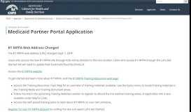 
							         Medicaid Partner Portal Application - Kentucky Cabinet for Health and ...								  
							    