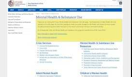 
							         Medicaid Services Unit: NorthSTAR - Mental Health and Substance ...								  
							    