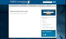 
							         Medicaid Web Portal Login | SC DHHS								  
							    