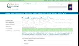 
							         Medical Appointment Request | North Texas Dermatology Richardson ...								  
							    