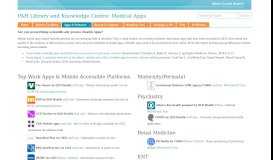 
							         Medical Apps - Princess Alexandra Hospital Library ...								  
							    