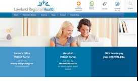 
							         Medical Center Patient Portal FAQs - Lakeland Regional Health								  
							    