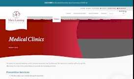 
							         Medical Clinics - Mary Lanning Healthcare								  
							    