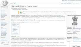 
							         Medical Council of India - Wikipedia								  
							    