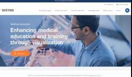 
							         Medical education | Sectra Medical								  
							    