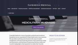 
							         Medical Financial Advisors | Cavendish Medical								  
							    
