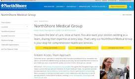
							         Medical Group | NorthShore								  
							    