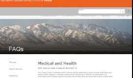 
							         Medical & Health - Peace Corps								  
							    