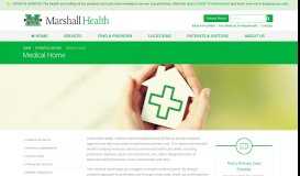 
							         Medical Home | Contact Us - Marshall Health								  
							    