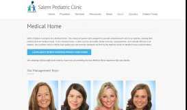 
							         Medical Home – Salem Pediatric Clinic								  
							    