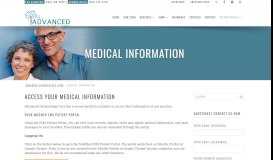 
							         Medical Information | Advanced Dermatology Care								  
							    