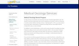 
							         Medical Oncology Services | 1199SEIU Funds								  
							    