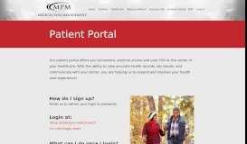 
							         Medical Pain ManagementPatient Portal								  
							    