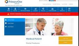 
							         Medical Patient - PrimaryOne Health								  
							    