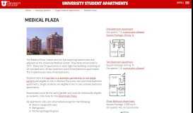 
							         Medical Plaza Towers - University Student Apartments - University of ...								  
							    