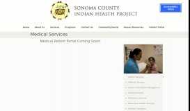 
							         Medical Portal - Sonoma County Indian Health Project (SCIHP)								  
							    