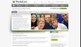 
							         Medical Professional Information | ThedaCare | Appleton, Waupaca ...								  
							    