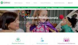 
							         Medical Professionals | Children's Healthcare of Atlanta								  
							    