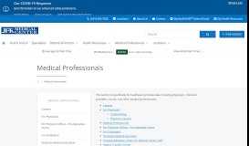 
							         Medical Professionals | JFK Medical Center | Atlantis, FL								  
							    