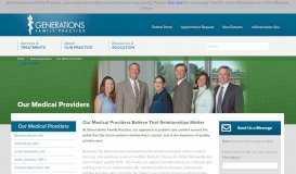 
							         Medical Providers | Generations Family Practice | Cary NC								  
							    