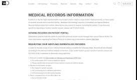 
							         Medical Records Authorization Form - Westlake Dermatology								  
							    