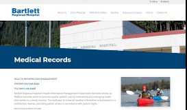 
							         Medical Records | Bartlett Regional Hospital | Juneau, Alaska | Bartlett ...								  
							    