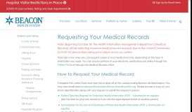 
							         Medical Records - Beacon Health System								  
							    