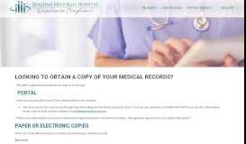 
							         Medical Records - Bingham Memorial Hospital								  
							    