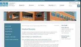 
							         Medical Records | Cabarrus Health Alliance, NC - Official Website								  
							    