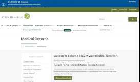 
							         Medical Records | Citrus Memorial Hospital | Inverness, FL								  
							    