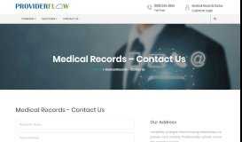 
							         Medical Records – Contact Us – Providerflow								  
							    