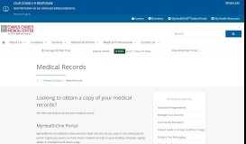 
							         Medical Records | Corpus Christi Medical Center								  
							    