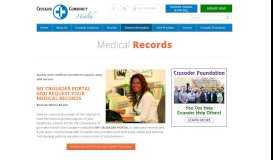 
							         Medical Records | Crusader Community Health								  
							    