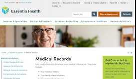 
							         Medical Records | Essentia Health | MN, ND, WI								  
							    