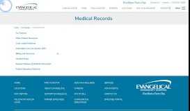 
							         Medical Records | Evangelical Community Hospital								  
							    