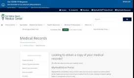 
							         Medical Records | Fort Walton Beach Medical Center | Ft. Walton ...								  
							    