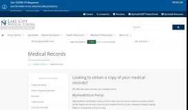 
							         Medical Records | Lake City Medical Center | Lake City, FL								  
							    
