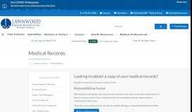 
							         Medical Records | Lawnwood Medical Center & Heart Institute | Fort ...								  
							    