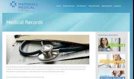 
							         Medical Records | Marshall Medical Group								  
							    