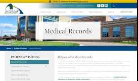 
							         Medical Records | Mile Bluff Medical Center								  
							    
