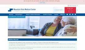 
							         Medical Records: Mountain Vista Medical Center | A Steward Family ...								  
							    