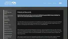 
							         Medical Records - Mt. Graham Regional Medical Center								  
							    