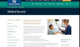 
							         Medical Records – North Alabama Medical Center								  
							    