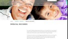 
							         Medical Records | Pagosa Springs Medical Center								  
							    