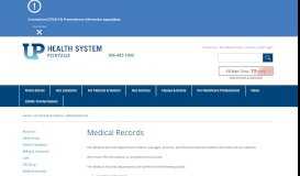 
							         Medical Records - Portage Health								  
							    