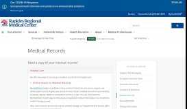 
							         Medical Records - Rapides Regional Medical Center								  
							    
